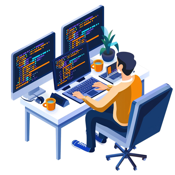 Digital Transformation Illustration